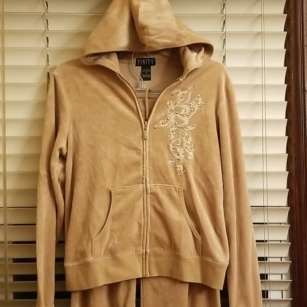 Womens Finity Hoodie  Jog/Sport Leisure Velour set